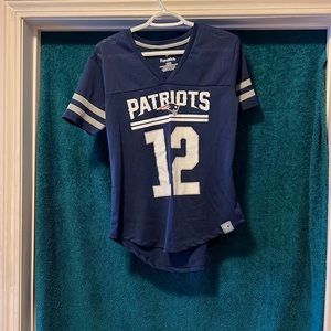 New England Patriots Brady “The goat “ Number Twelve woman's jersey